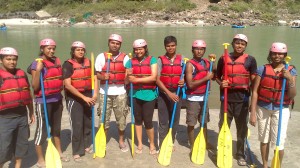All set for the rafting